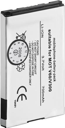 Actual product image Motorola Battery V60, V60i, V300, V500, V600