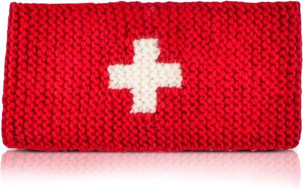 Produktbild TopSpirit Strickstirnband mit CH-Kreuz