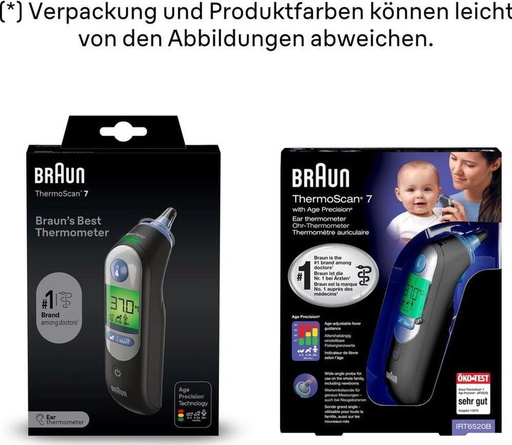 Actual product image Braun ThermoScan 7 (Ear)