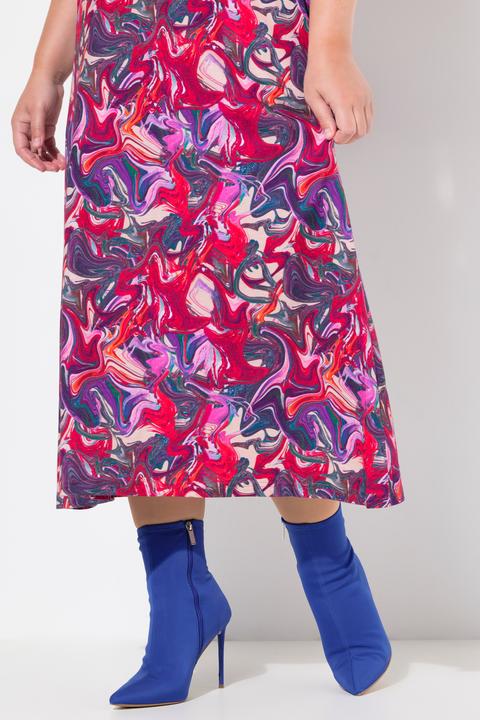 Produktbild Ulla Popken Jerseykleid, A-Linie, Rundhals, 3/4-Arm, Taschen (68)