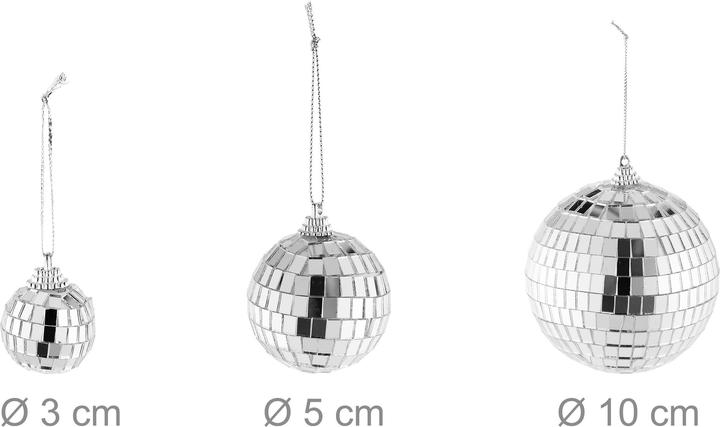 Produktbild Relaxdays Mini-Discokugel-Set (10 cm)