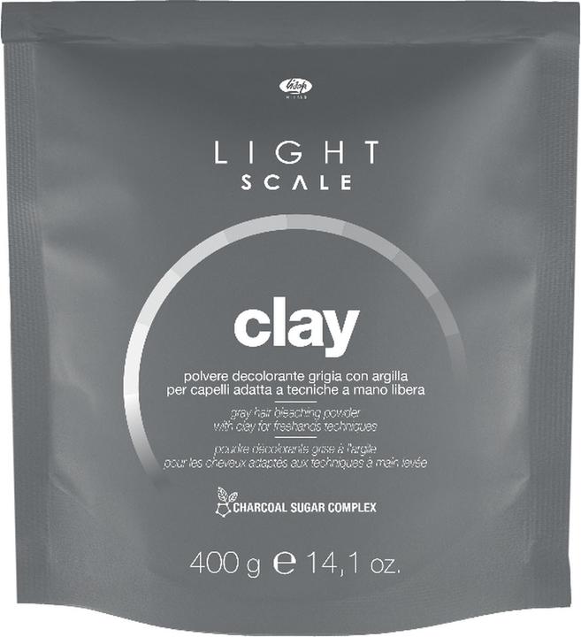 Produktbild Lisap Blondierpulver Light Scale Clay grau 400 gr. (Grau)