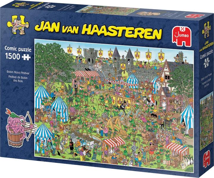 Actual product image Jumbo Jan van Haasteren - Robin Hood Festival (1500 pieces) (1500 pieces)