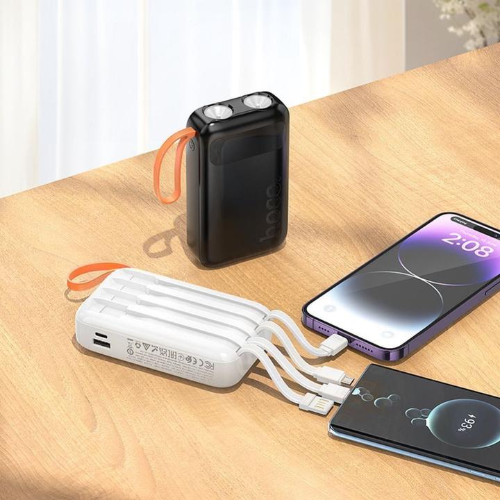Actual product image Hoco J151, 10000mAh, 10W, Black (10000 mAh, 10 W, 37 Wh)