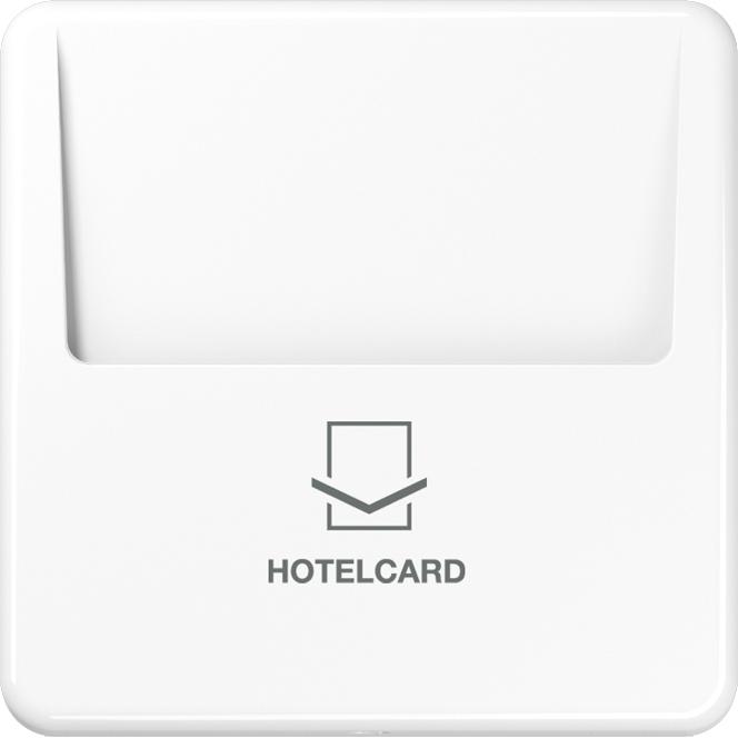 JUNG, Zubehör Schalterprogramm, Hotelcard Schalter CD aws glz CD590CARDWW