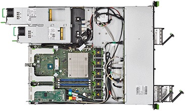 Actual product image Fujitsu PRIMERGY RX1330 M4 E-2236 4xSFF (P) (Intel Xeon E-2236, 16 GB, Rack Server)