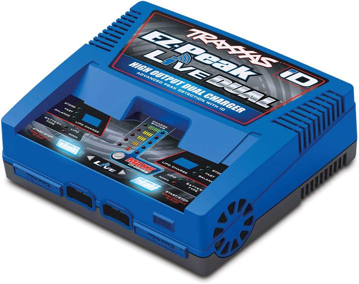Traxxas LIVE EZ-Dual Plus-Lader 2973G + 2x 4S Lipo 6700mAh 2890X EU-Version / 8S