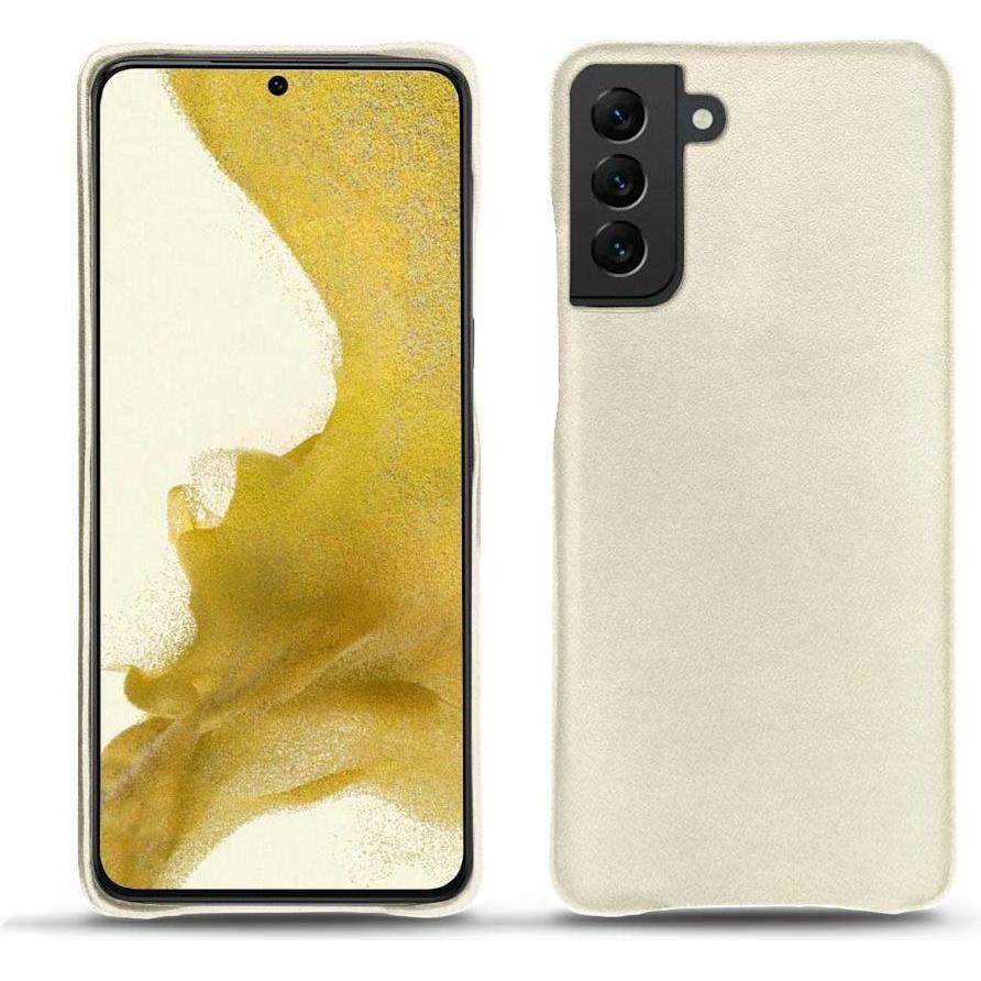 Noreve Lederschutzhülle (Samsung Galaxy S22+), Smartphone Hülle, Weiss