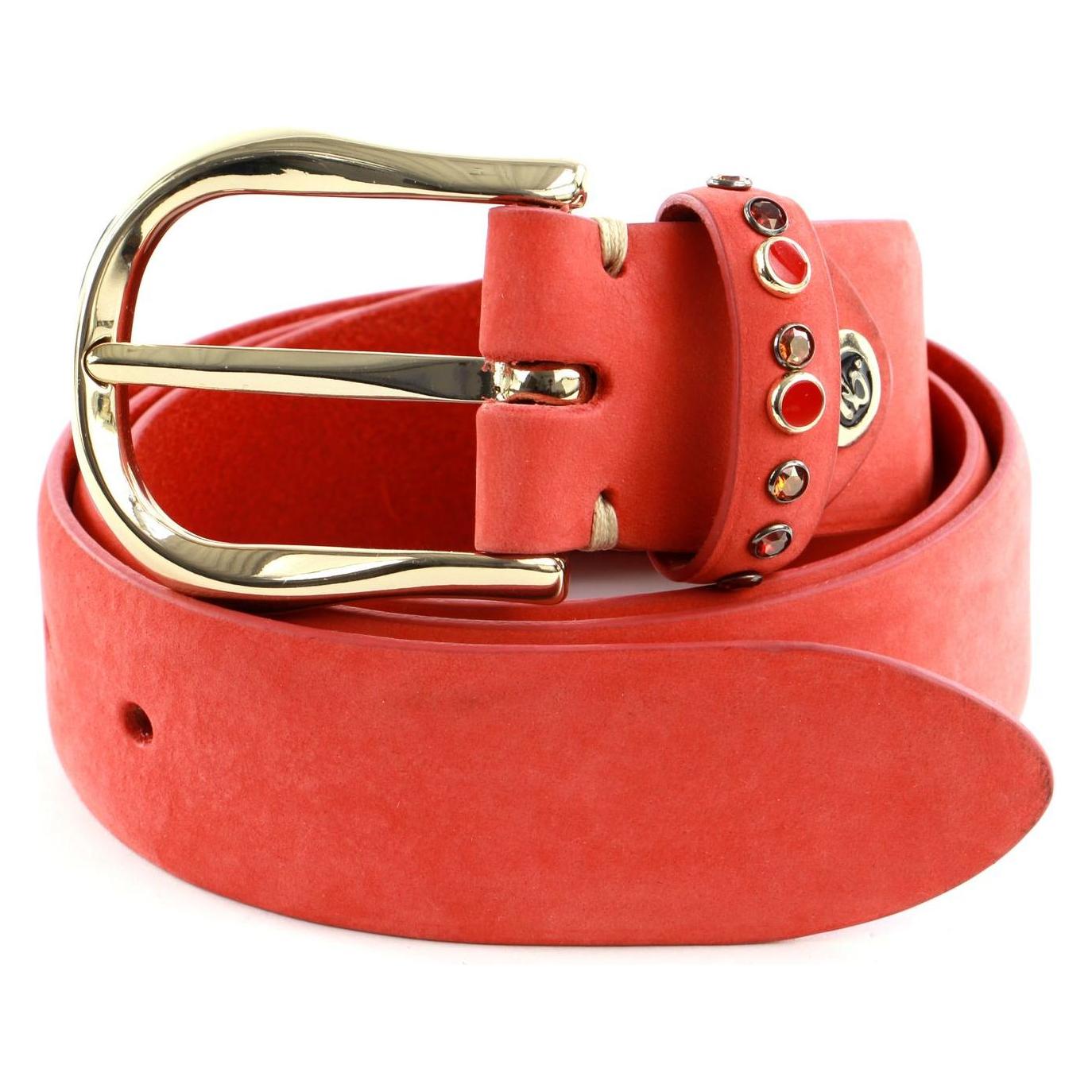 B.Belt, Damen, Gürtel, Anne Ledergürtel, Rot
