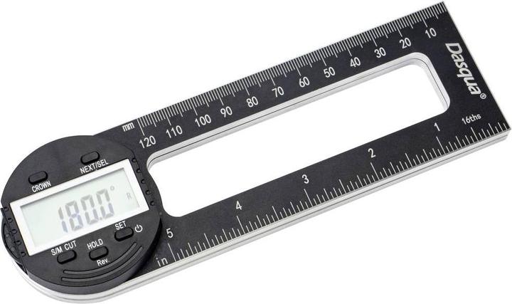 Produktbild Dasqua 1804-6771 Digitaler Winkelmesser für Gehrungssägen 280 mm 360 ° 1 St.
