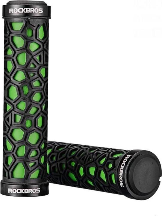 Produktbild Rockbros 2017-14AGN bicycle grips - black and green