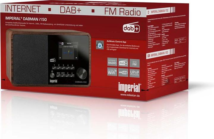 Produktbild Imperial Dabman i150 (Internetradio, DAB+, UKW, FM, WLAN)