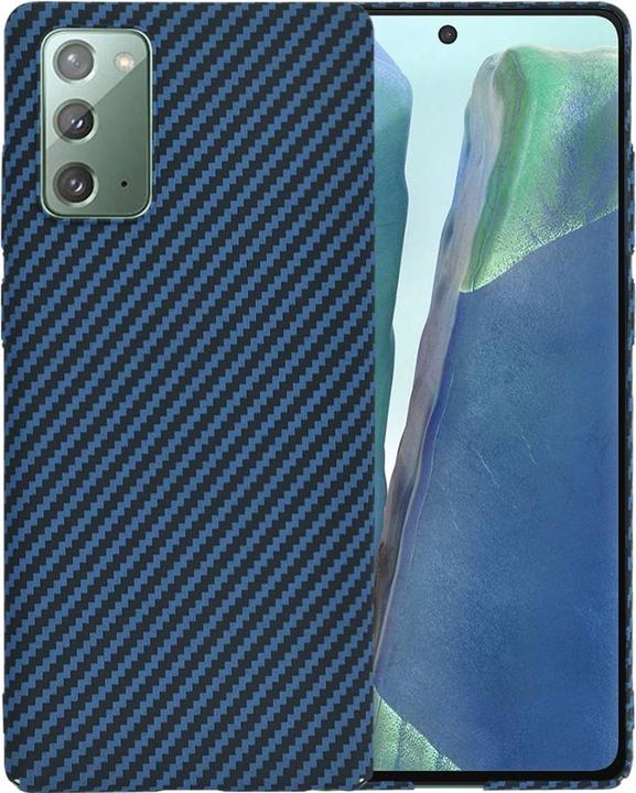 Produktbild Techsuit - Carbonite FiberShell - Samsung Galaxy Note 20 4G / Note 20 5G - Cyan (Samsung Galaxy Note 20 5G, Samsung Galaxy Note 20)