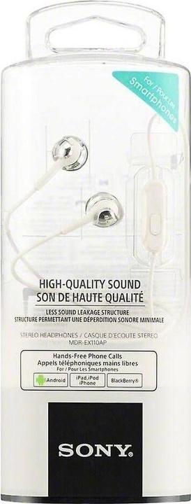 Image du produit Sony Mdr-Ex110ap (Filaire)