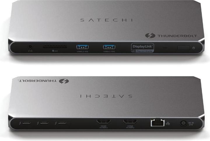 Actual product image Satechi Thunderbolt 4 Multi-Display Docking Station (USB-C, 11 ports)