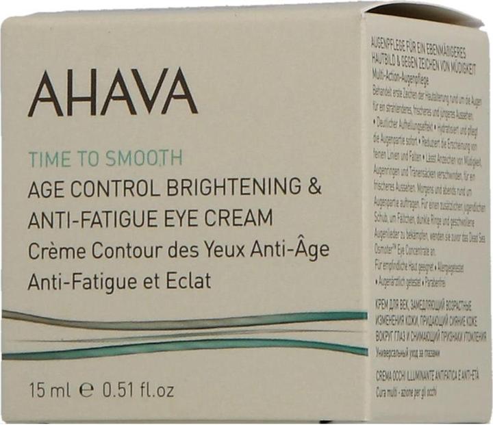 Produktbild Ahava Time to Smooth (Augenpflege Crème, 15 ml, Tag + Nacht)