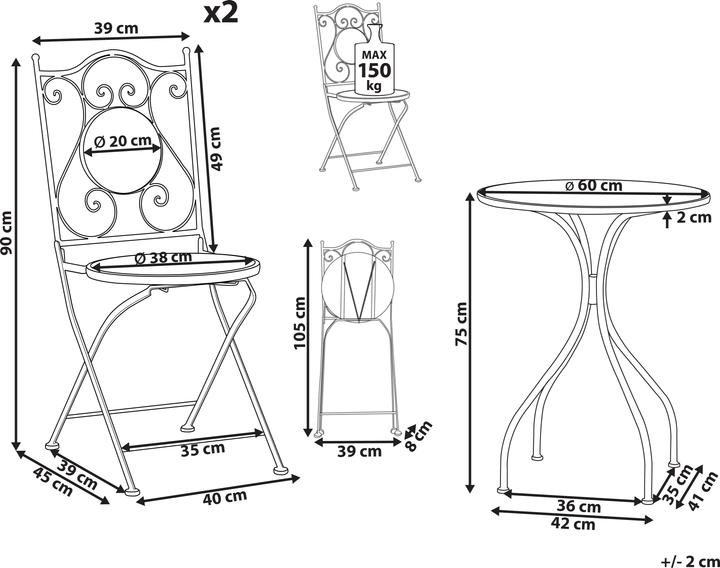 Produktbild Beliani Chapeco