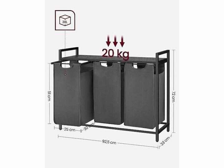 Produktbild Vasagle Laundry (114 l)