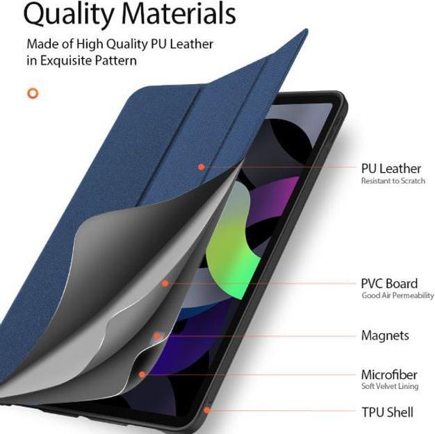Actual product image Dux Ducis Tri-fold Smart Case (iPad Air 2020 (4. Gen), iPad Air 11 2025, iPad Air 2022 (5th Gen))