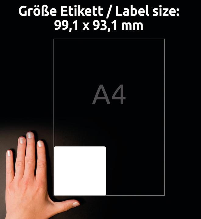 Image du produit Avery Étiquettes blanches