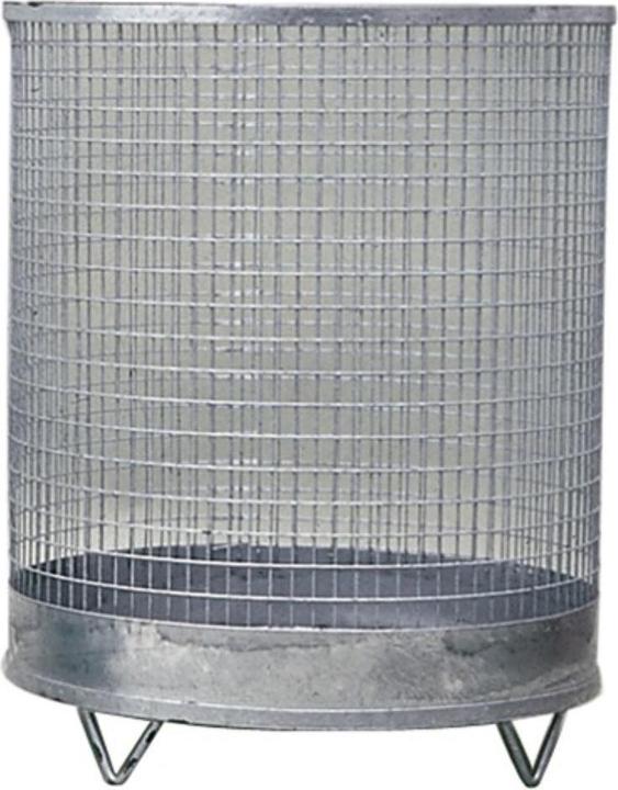 Immagine prodotto HP Autozubehör Cestino H600xP500 mm 118 l rete metallica zincata con 4 piedini (118 l)