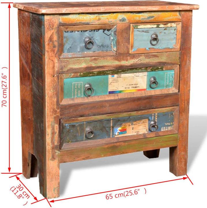 Produktbild vidaXL Schrank (65 x 30 x 70 cm)