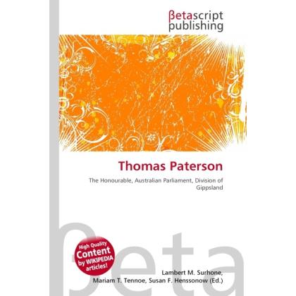 Thomas Paterson, Fachbücher