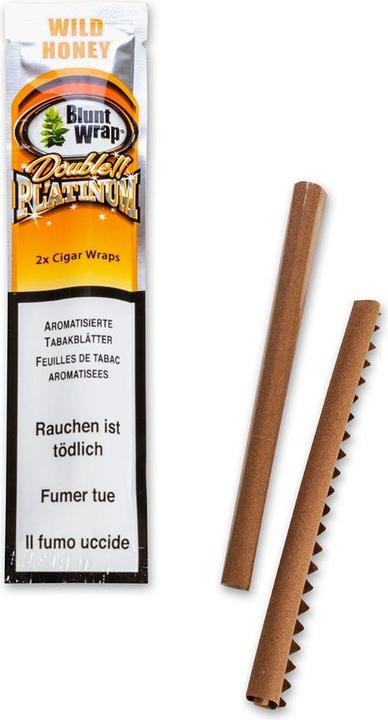 Blunt Wraps Double Platinum Wild Honey 2 in 1