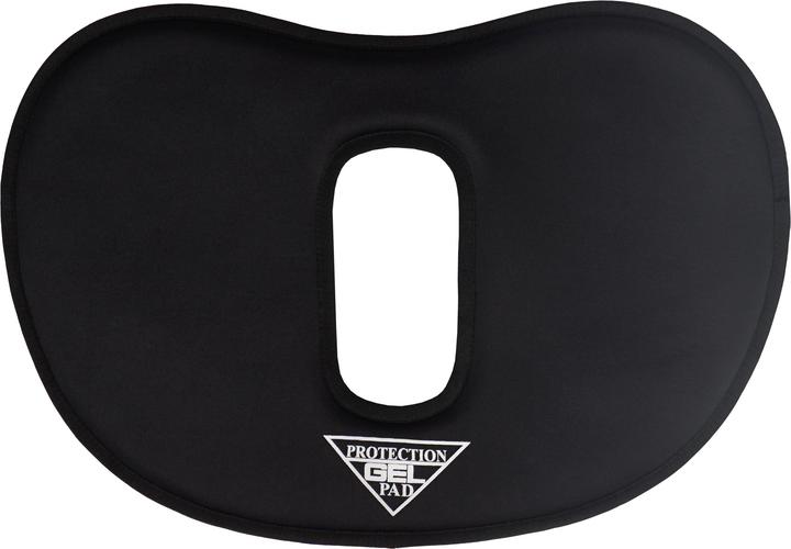 Horka tapis de selle pour cheval en gel néoprène rond avec découpe au garrot