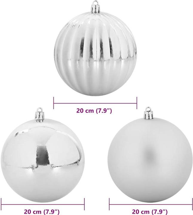 Actual product image vidaXL Weihnachtskugeln (4x)