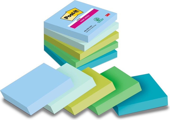 Produktbild Post-it Super Sticky Oasis (76 x 76 mm)