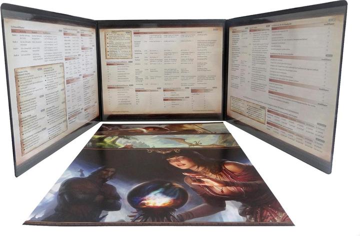 Actual product image DSA5 universal game master screen (German)