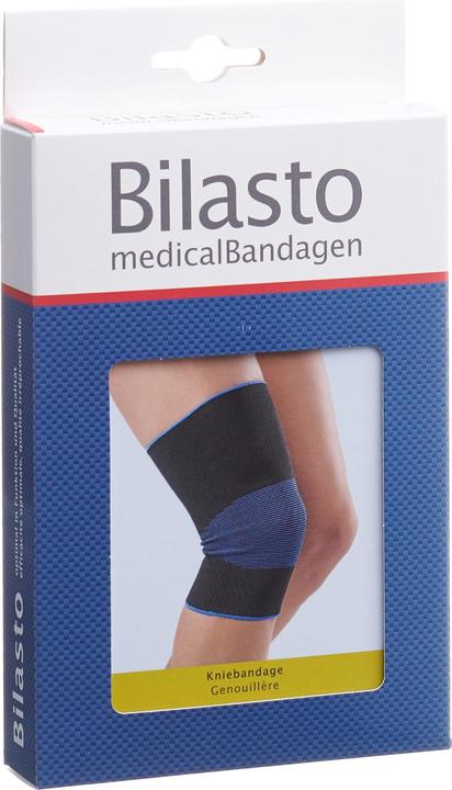 Immagine prodotto Bilasto Uno Supporto per le ginocchia S nero/blu (S)