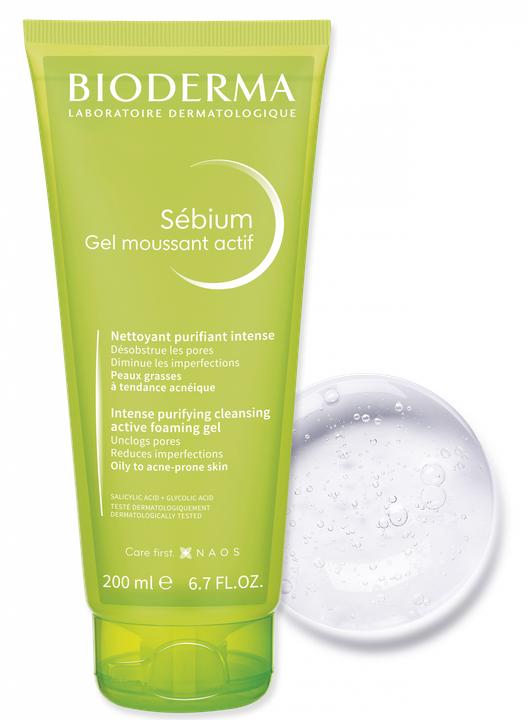 Actual product image Bioderma SÃ©bium Intense Purifying Cleansing Foaming Gel (Cleansing gel, 200 ml)