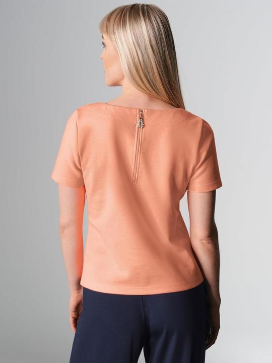 Image du produit Trigema Sweatshirt à manches courtes avec effet pailleté et coupe ajustée (S)