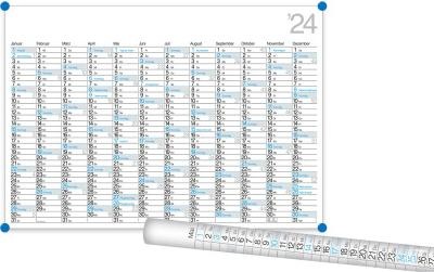 Actual product image Bühner Ch poster calendar german M 12 67x47cm, 2021 (A0, No binding, German)