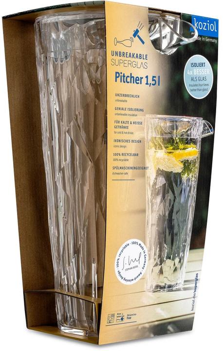 Immagine prodotto Koziol Caraffa Club 1,5 l, trasparente (1.50 l)
