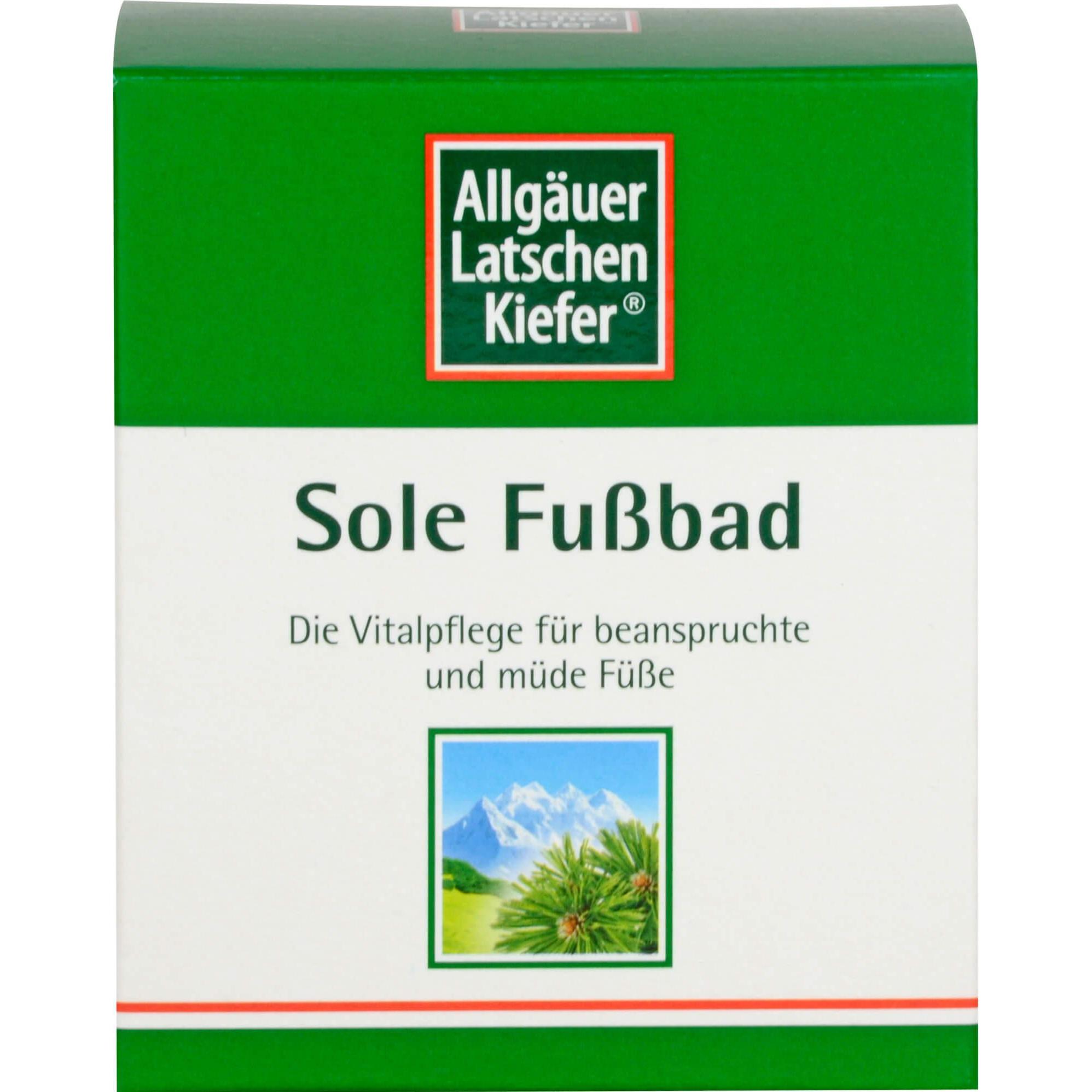Allgäuer, Fusspflegemittel, Sole Fussbad (Fussbad)