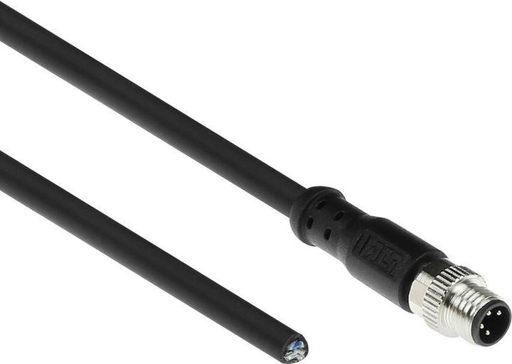Actual product image ACT Industrial 5.00 metres Sensor cable M8A 4-pin female to open end, Ultraflex Xtreme TPE cable, shield