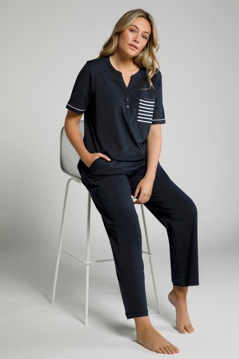 Produktbild Ulla Popken Pyjamahose, gerades Bein, Taschen (42, 44)