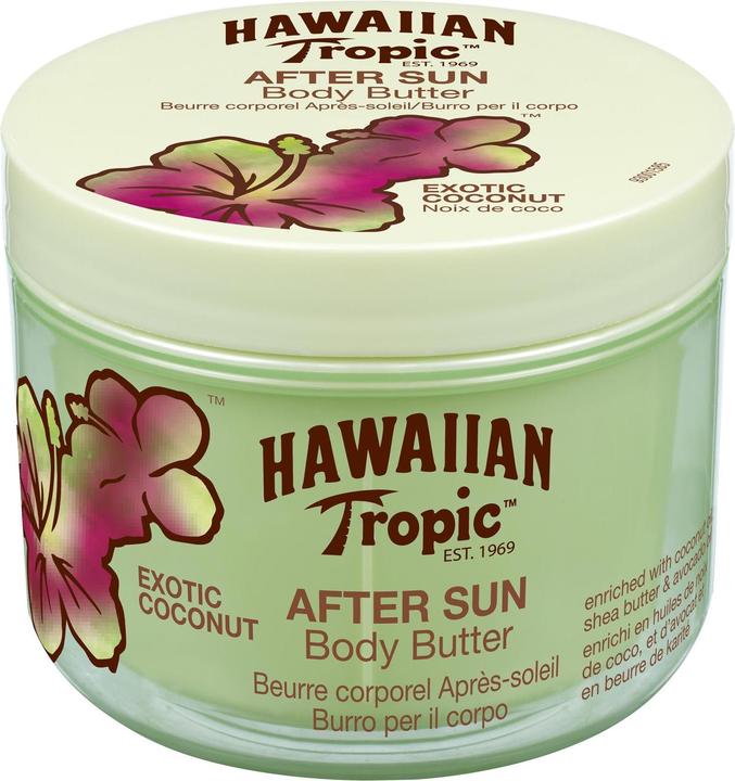 Hawaiian Tropic After Sun Burro Corpo Cocco Esotico (250 ml, Balsamo doposole)