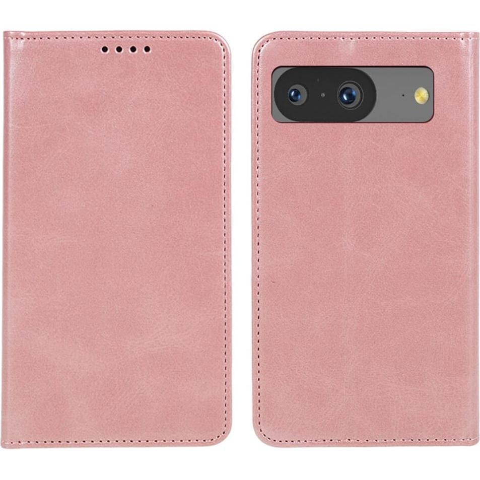 Cover-Discount Google Pixel 8 - Stand Flip Case Hülle rosa (Google Pixel 8), Smartphone Hülle, Rosa