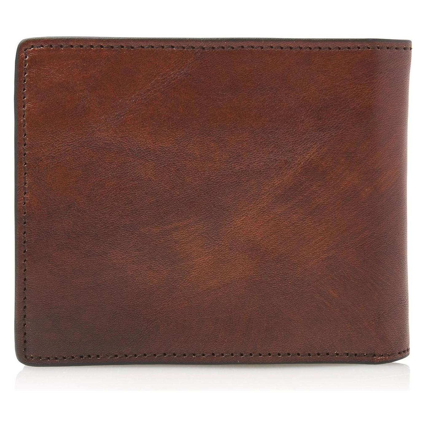 Castelijn & Beerens, Mannen, Portemonnee, Castelijn En Beerens Portemonnee / Portefeuille Heren - Billfold - Leer - Rien - Cognac, Bruin