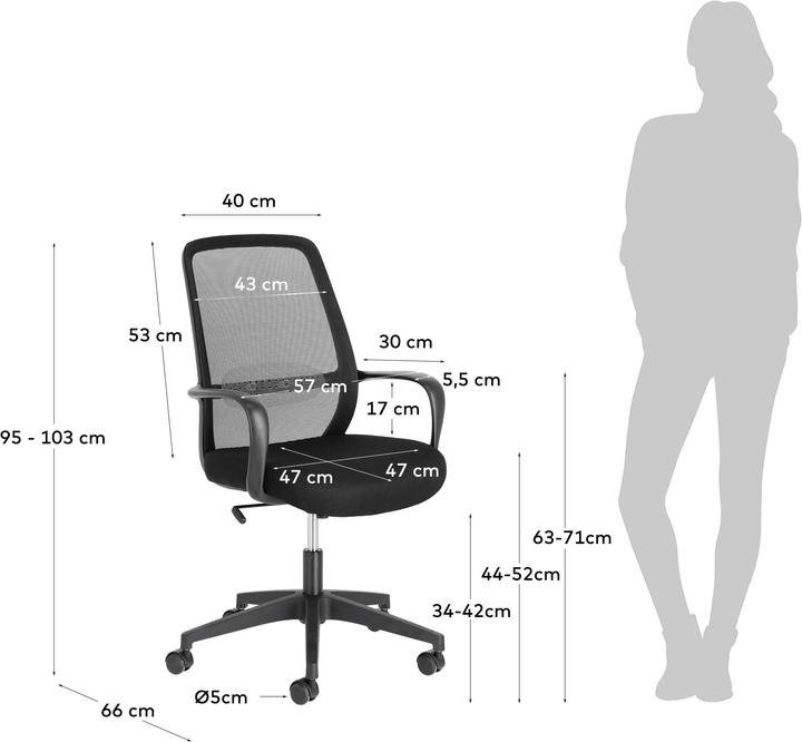 Immagine prodotto Kave Home Melva (44 - 52 cm)