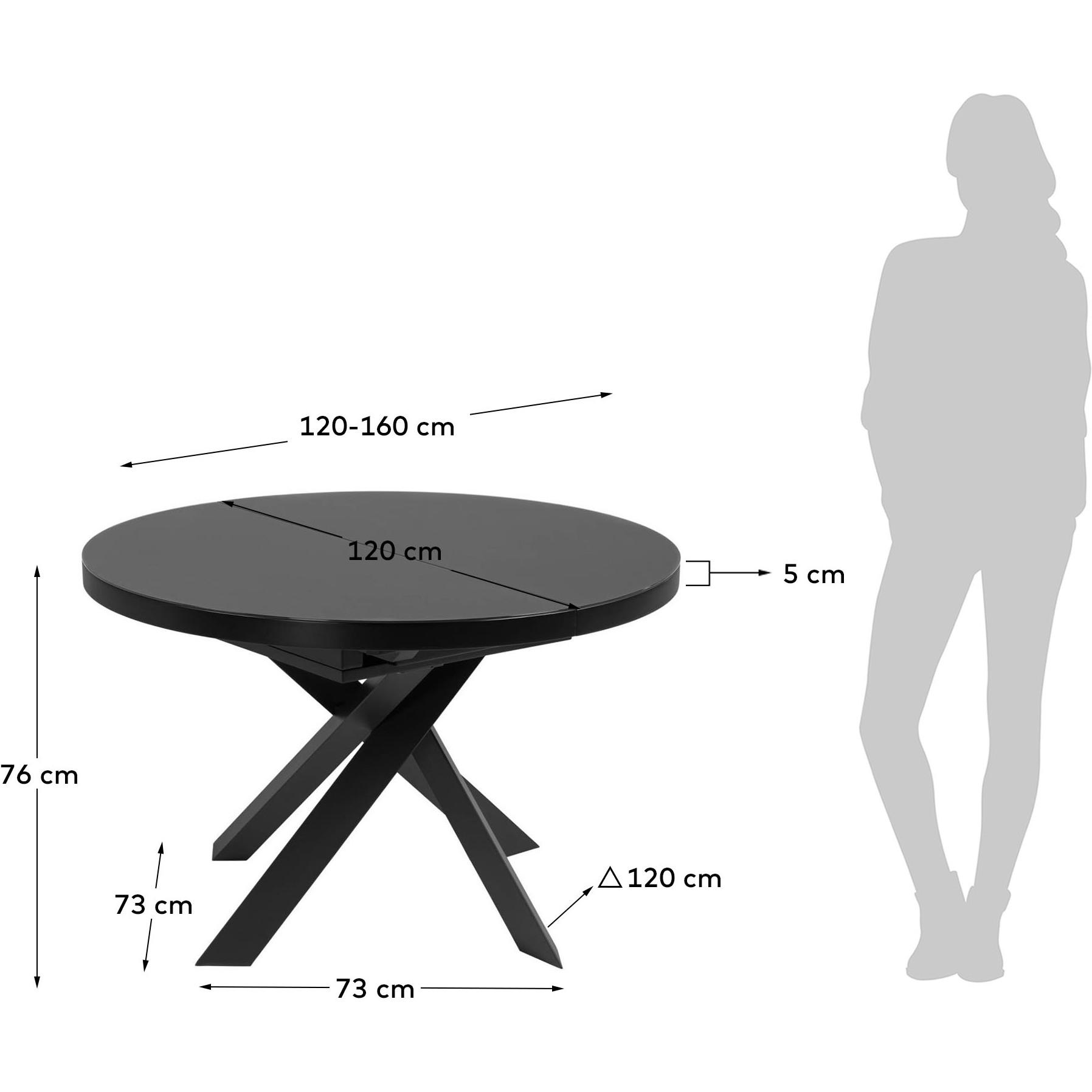 Thumbnail - Kave Home, Esstisch, Vashti (120 x 120 cm)