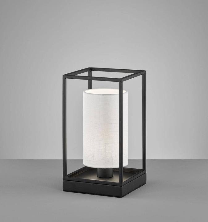 Actual product image Fischer & Honsel Honsel Gilli table lamp E14 fabric shade white linen sand black 50577 (E14)