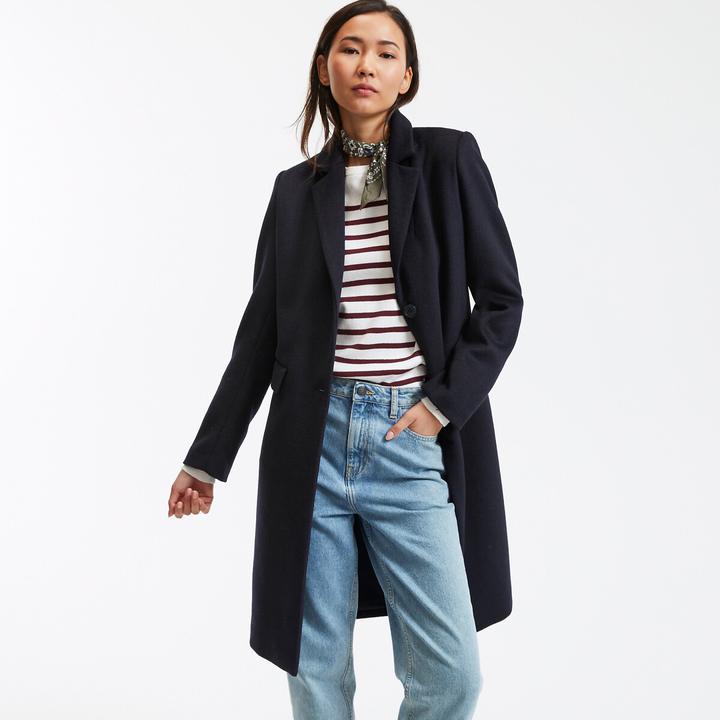 Image du produit La Redoute Collections Manteau avec fermeture à boutons