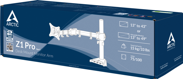 Actual product image Arctic Z1 Per gene 3 (Table, 38")