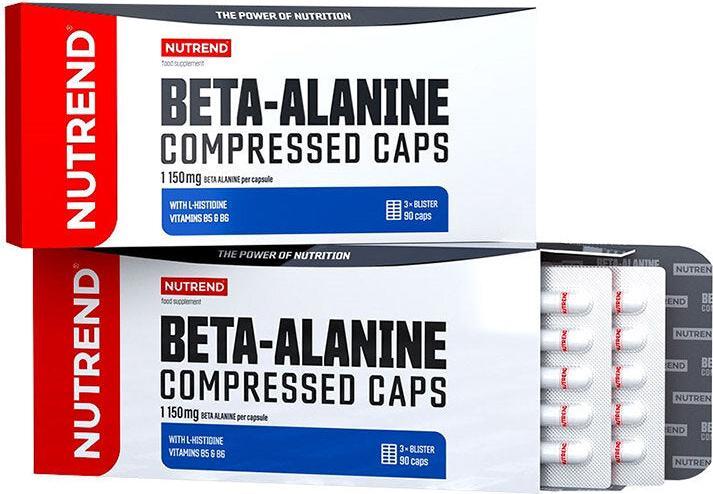 Image du produit Nutrend Beta-Alanine Compressed Caps (90 pièce(s), Capsules)