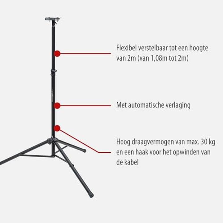 Productafbeelding Brennenstuhl Telescopisch statief ST 200 voor bouwspots, in hoogte verstelbaar tot 2m